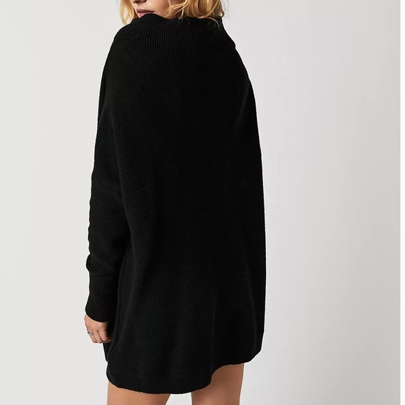 Free People Women’s Ottoman Slouchy Tunic Black XS retails now in stores $168 - Picture 2 of 6